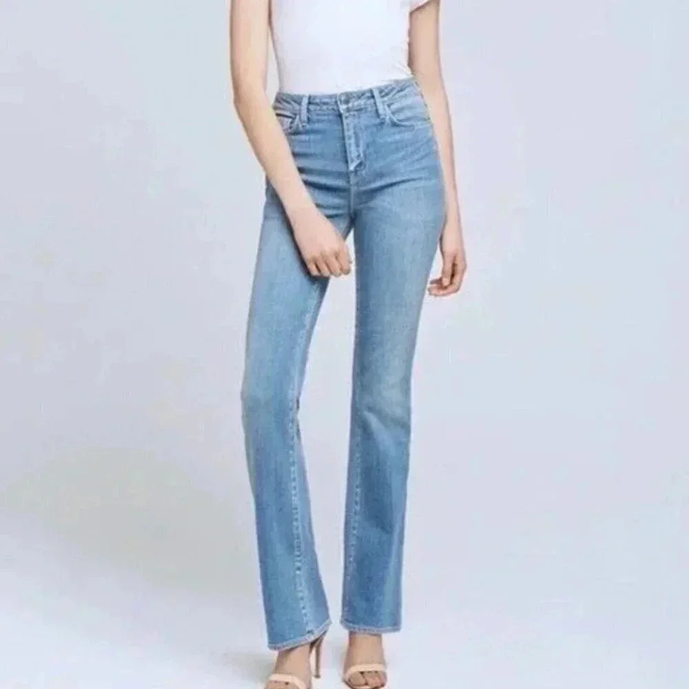 L'Agence Oriana High Rise Straight Lancaster Jeans Size 30